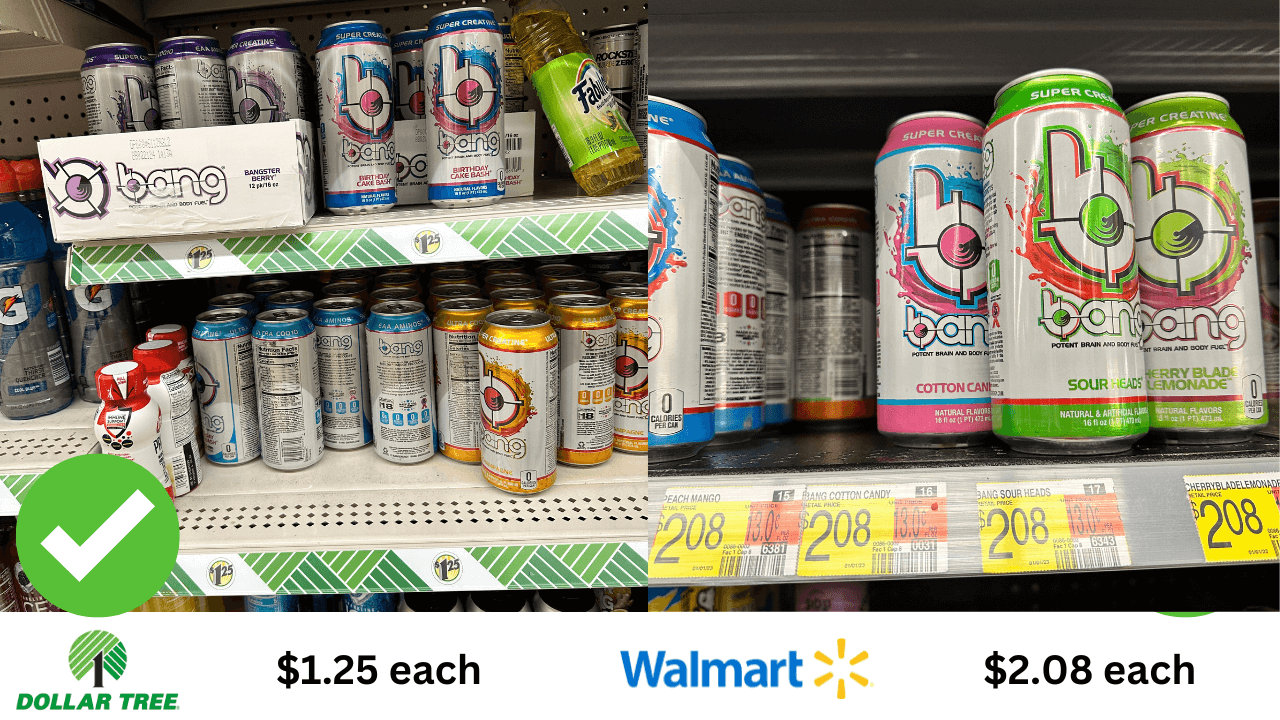 Which Is Cheaper? Dollar Tree VS. Walmart Freedom In A Budget