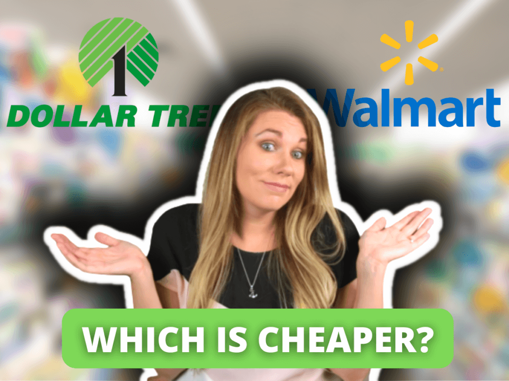 Which Is Cheaper? Dollar Tree VS. Walmart Freedom In A Budget